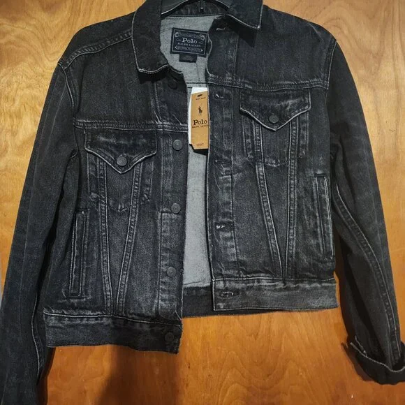 Ralph Lauren Bear Jean Jacket - Picture 2 of 2